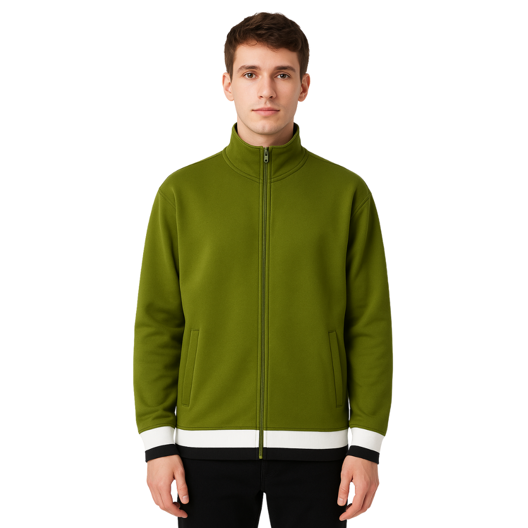 High Neck Fleece Jumper