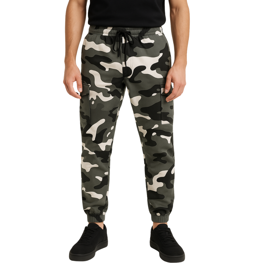 Men's Cargo Camo Joggers 2200