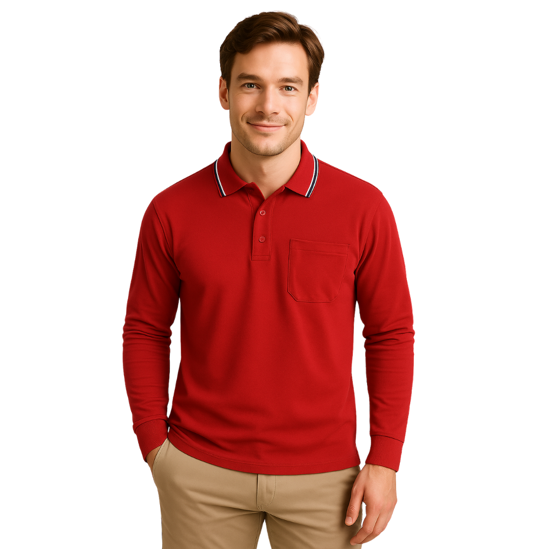 Long Sleeves Pique Polo 2400 – Frenchies