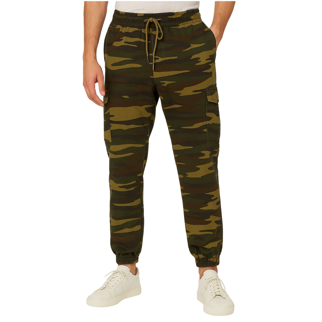 Men's Cargo Camo Joggers 2200