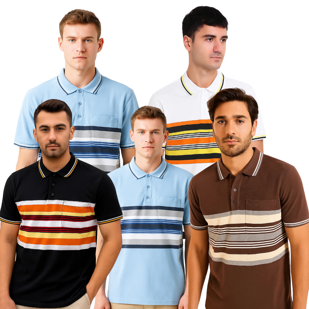 Double Tip Collar Polo Shirt