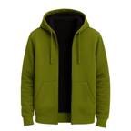 Sherpa-Lined Fleece Hoodie 2432