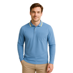 Long Sleeves Pique Polo 2400