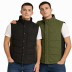 Sleeveless Quilted Puffer Jacket 2436