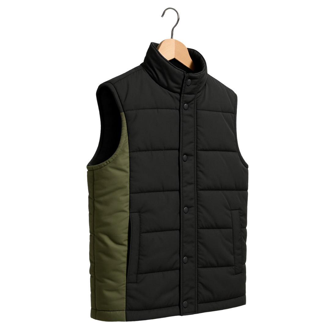 Sleeveless Quilted Puffer Jacket 2436