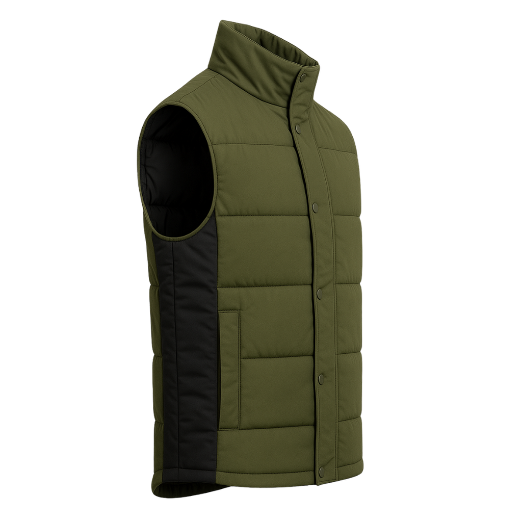 Sleeveless Quilted Puffer Jacket 2436