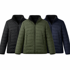 Sherpa-Lined Fleece Padded Jacket 2434