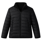 Sherpa-Lined Fleece Padded Jacket 2434