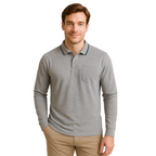 Long Sleeves Pique Polo 2400