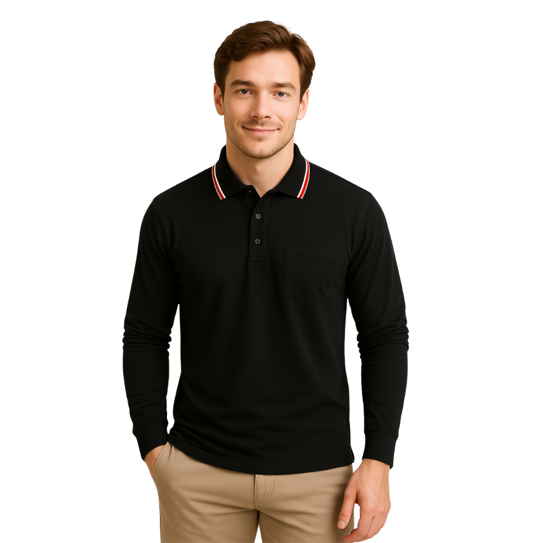 Long Sleeves Pique Polo 2400 – Frenchies