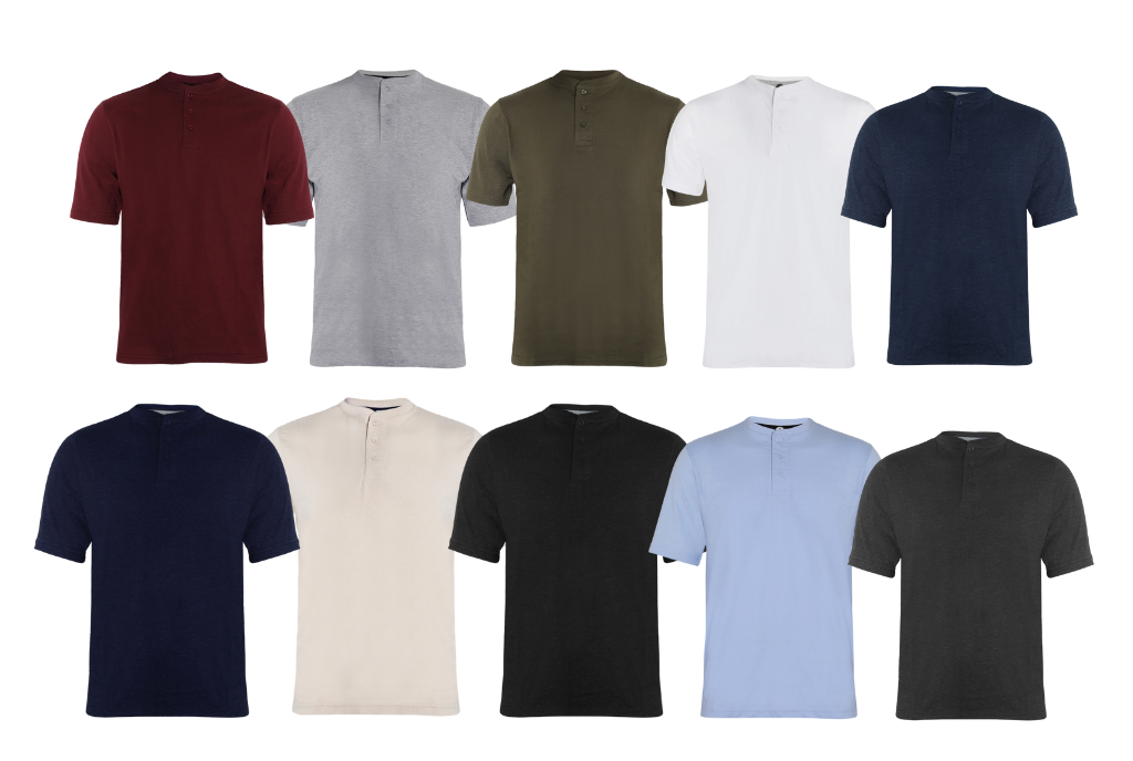 Henley Plain T-shirt 2332