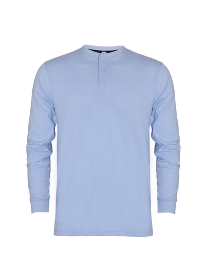 Long Sleeve Henley T-Shirt 2334