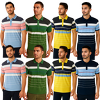 Plain Collar Polo Shirt 2396