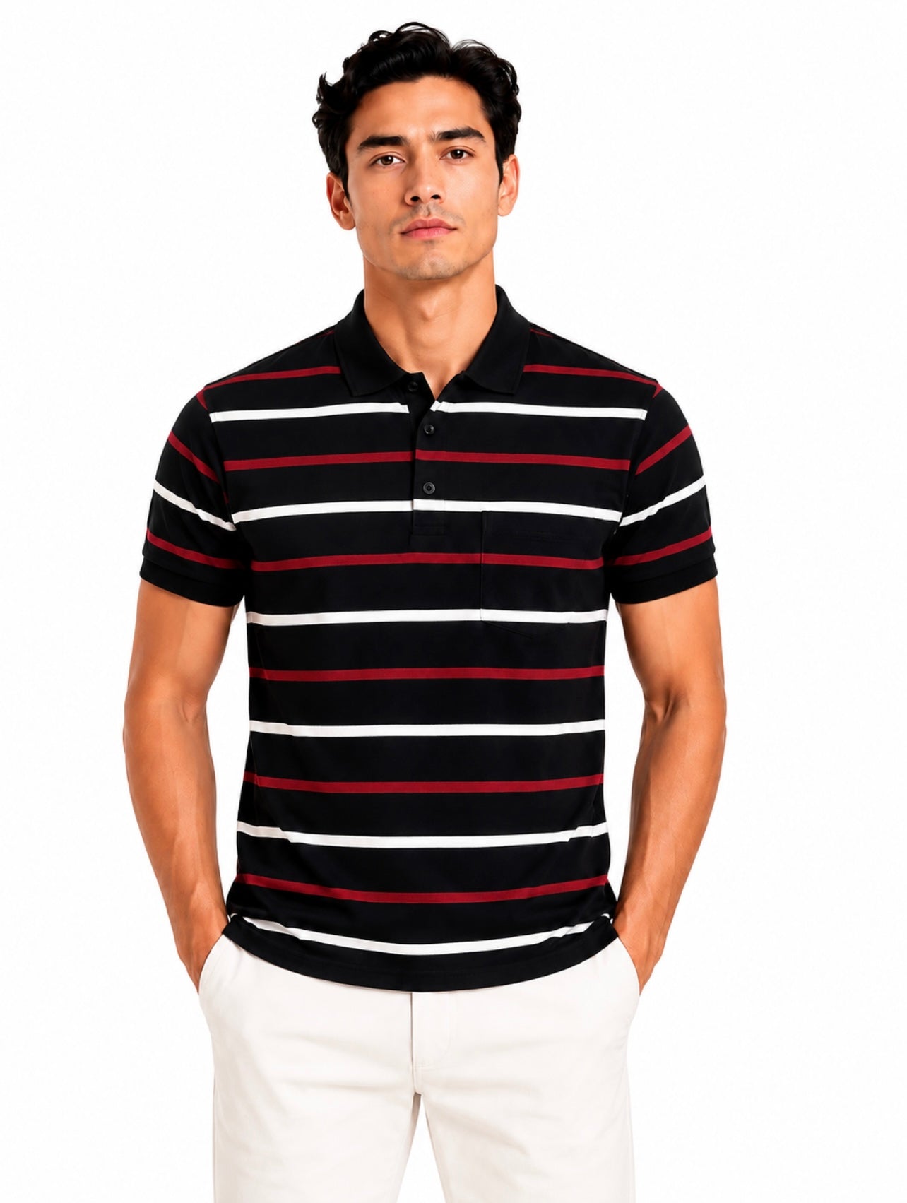 Striped Polo Shirt