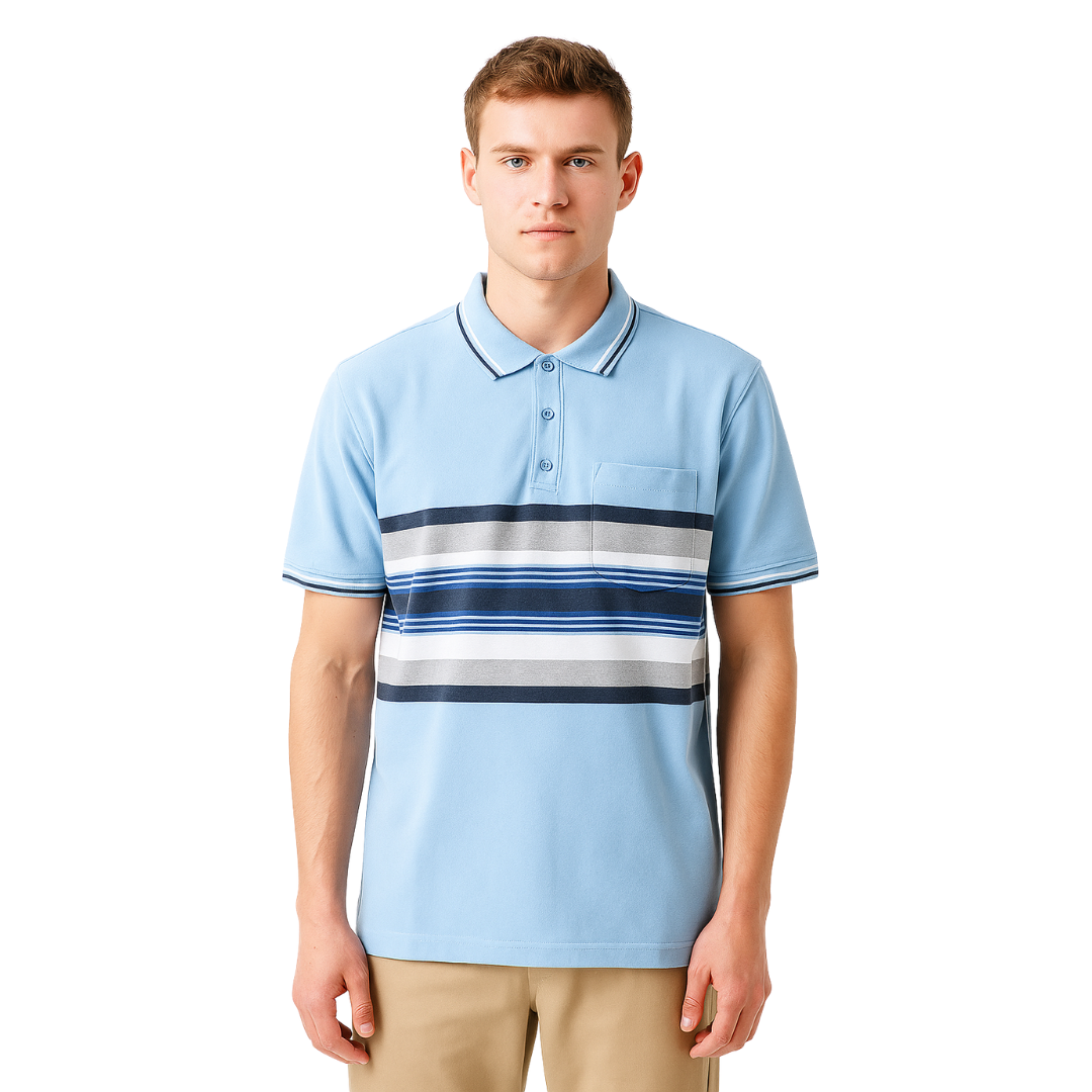 Double Tip Collar Polo Shirt
