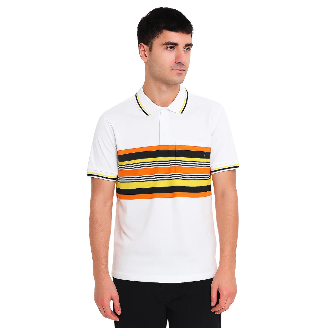 Double Tip Collar Polo Shirt