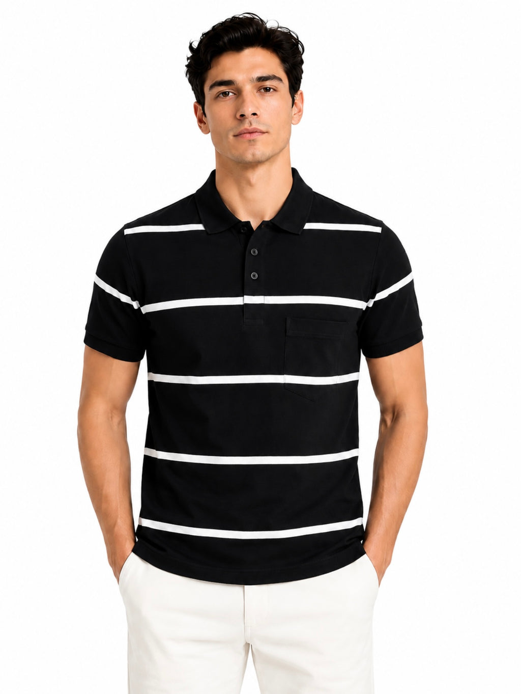 Striped Polo Shirt
