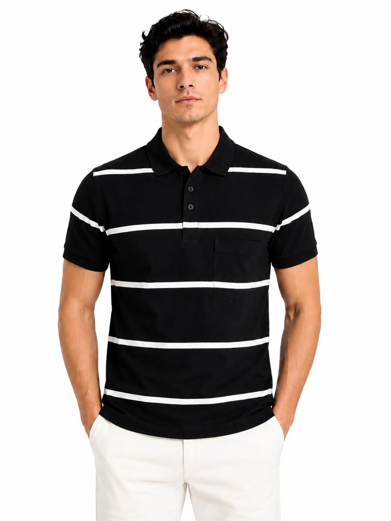 Striped Polo Shirt