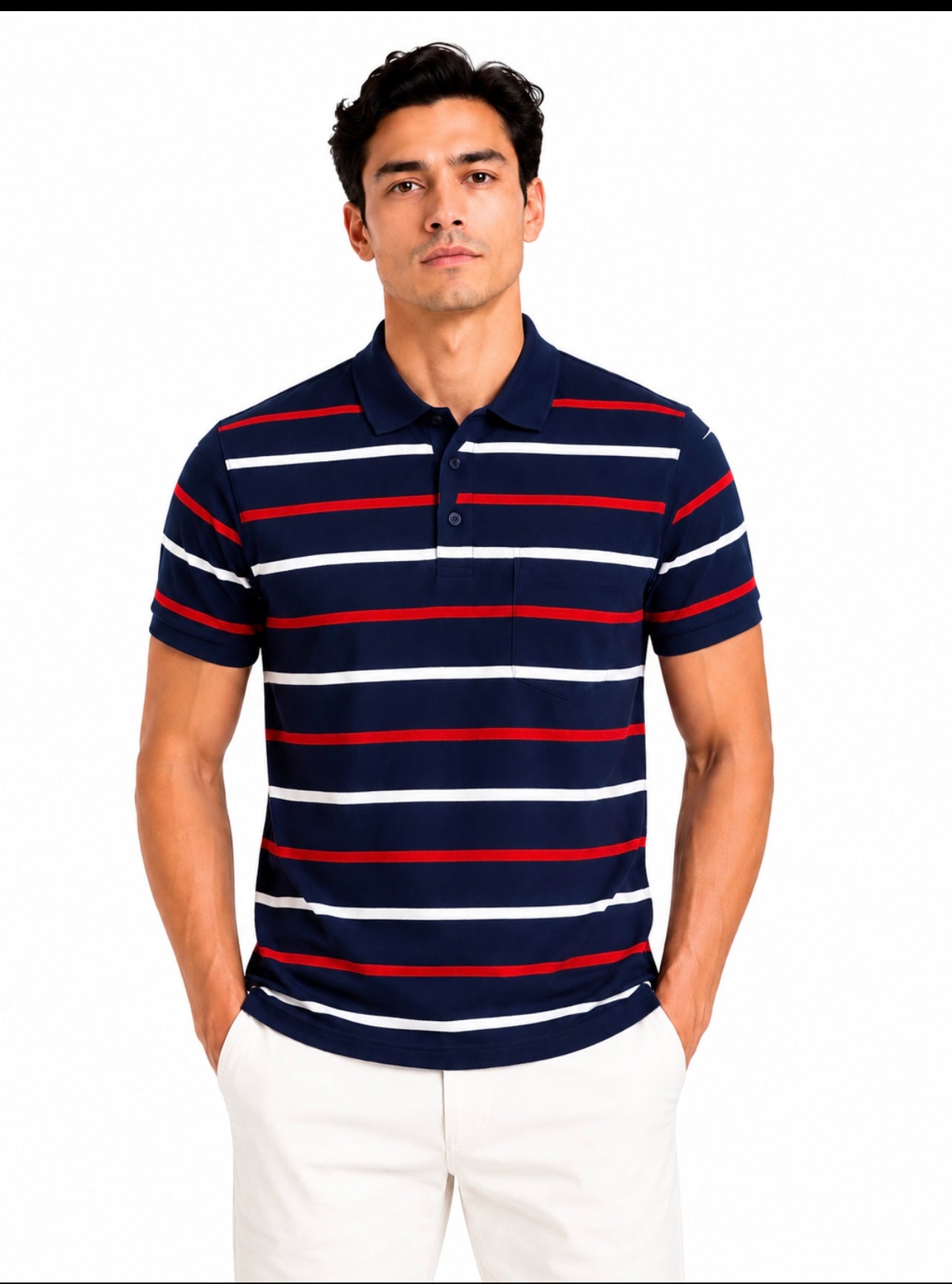 Striped Polo Shirt