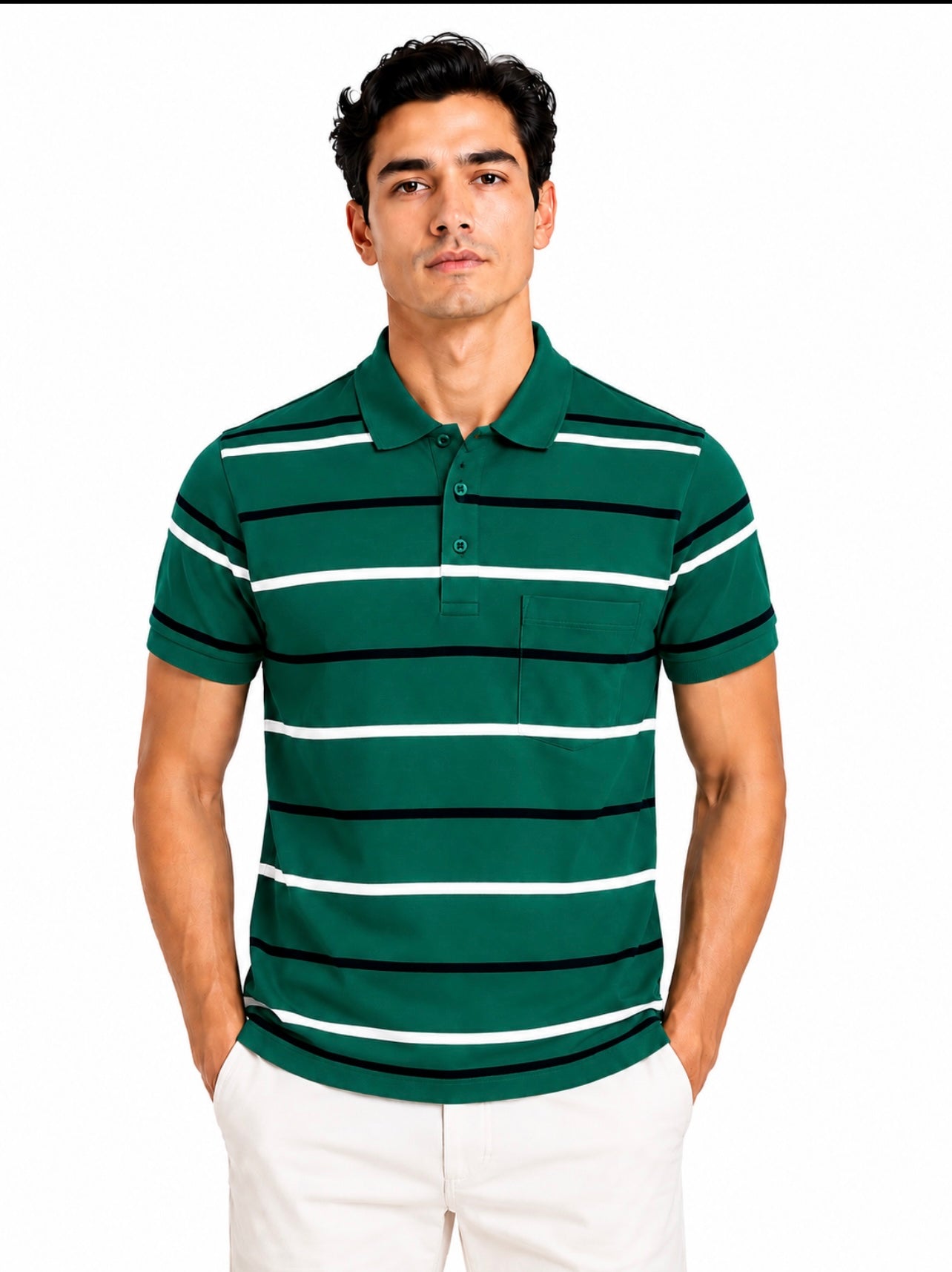 Striped Polo Shirt