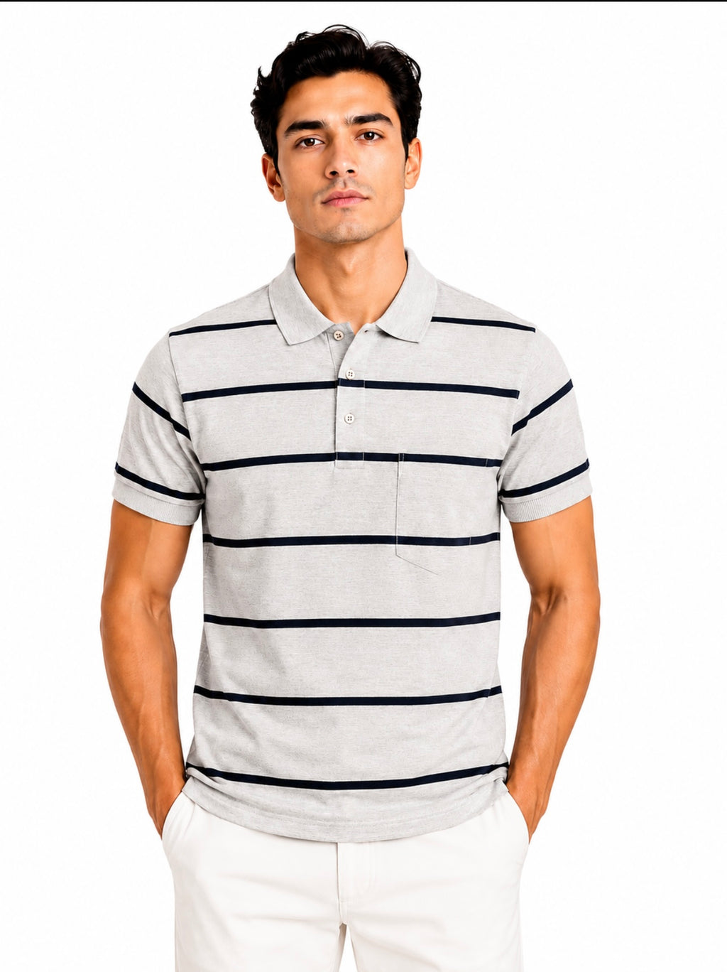 Striped Polo Shirt