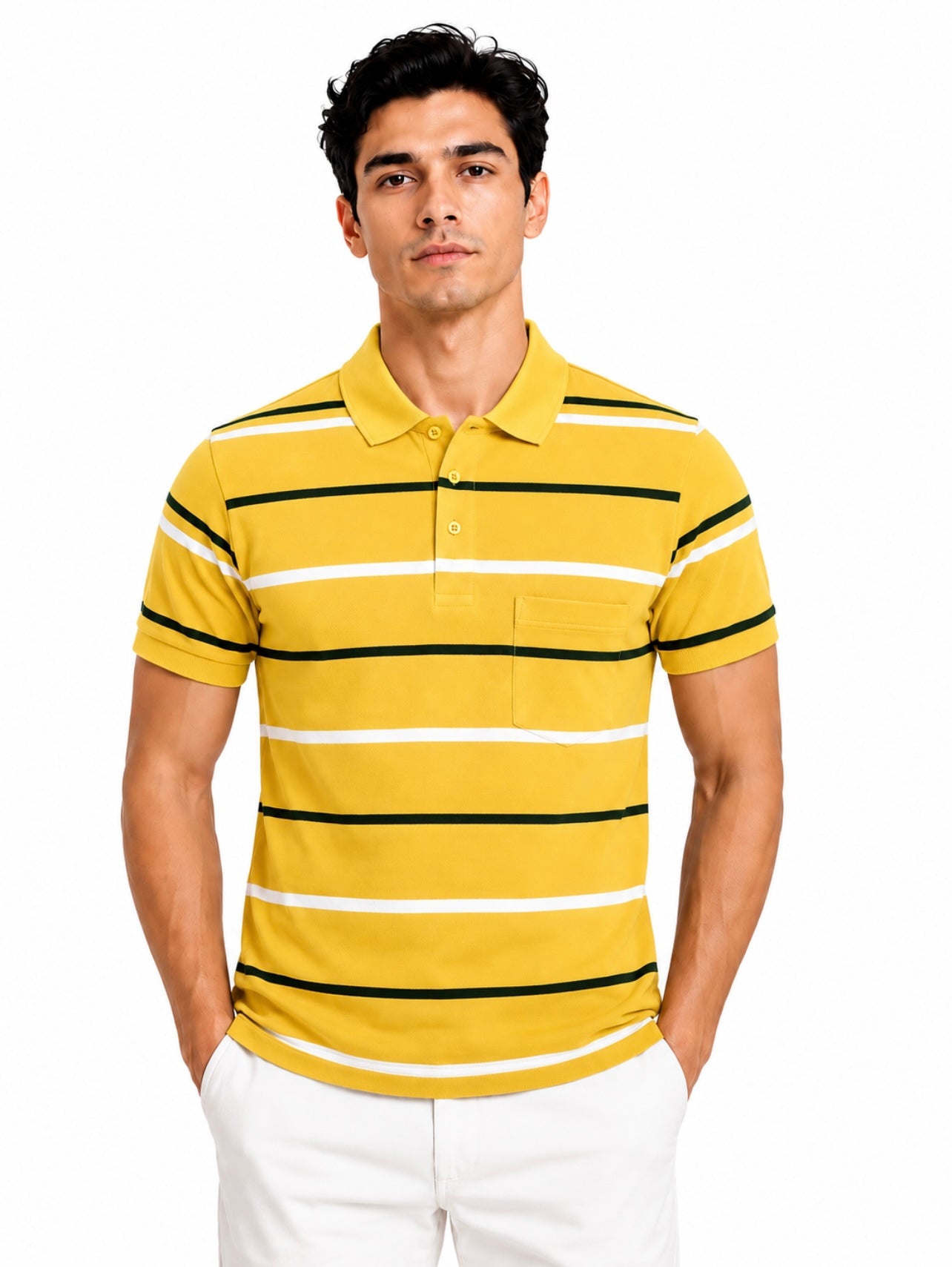 Striped Polo Shirt