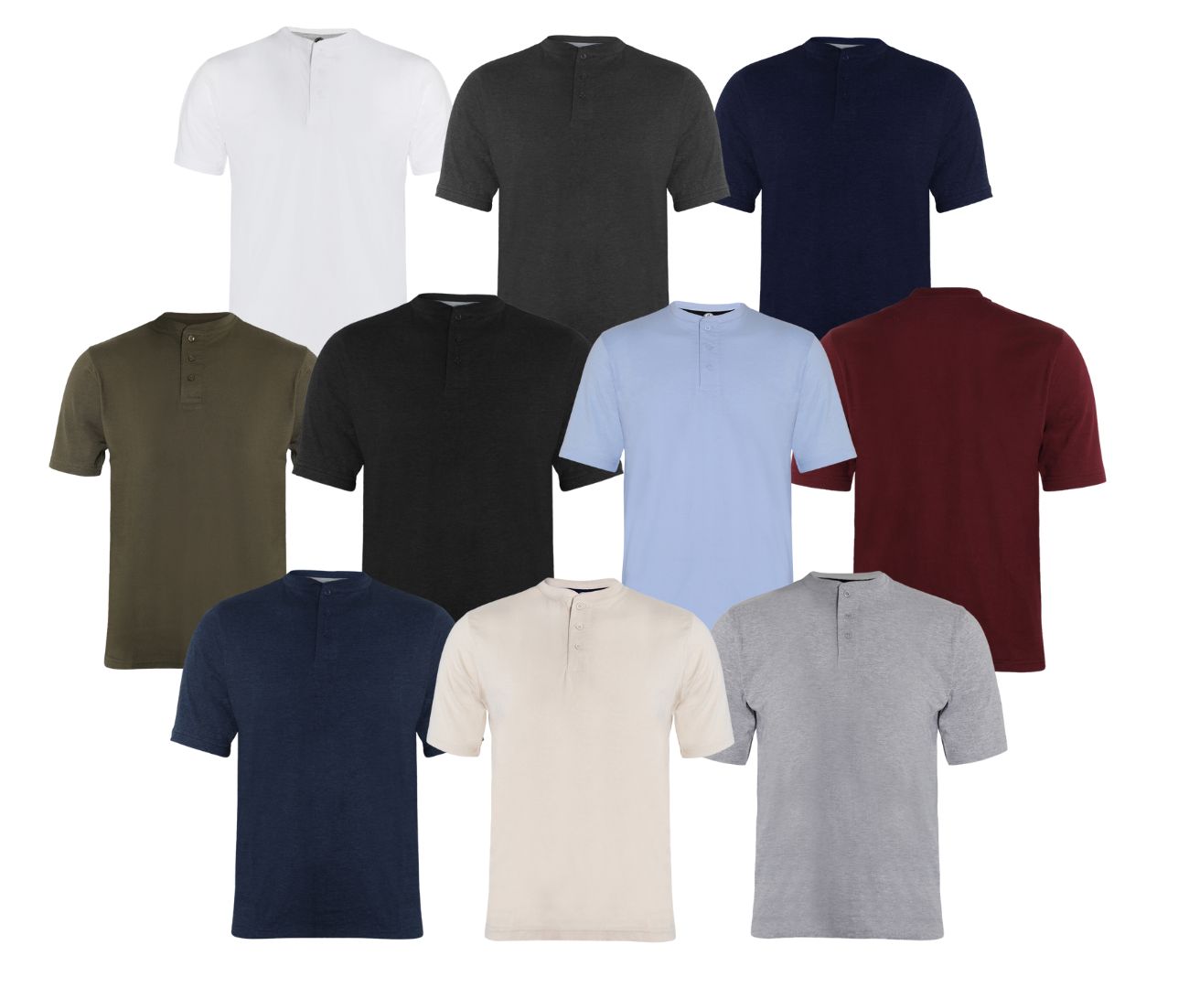 Henley Plain T-shirt 2332