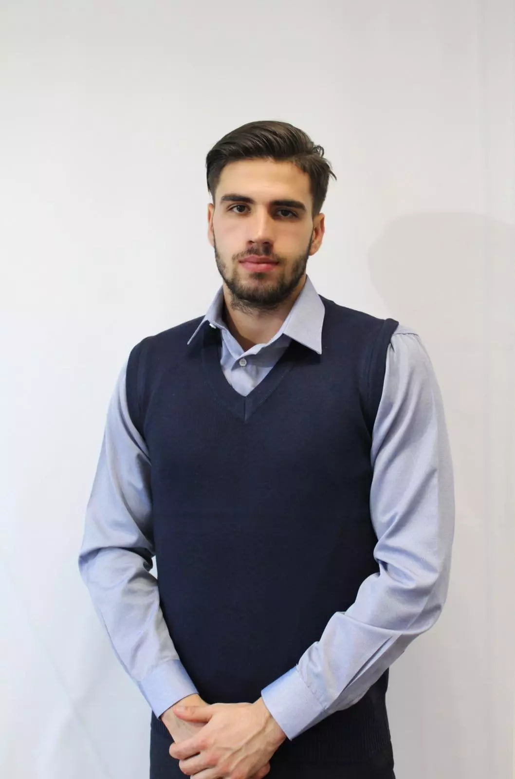 Sleeveless V-Neck Sweater