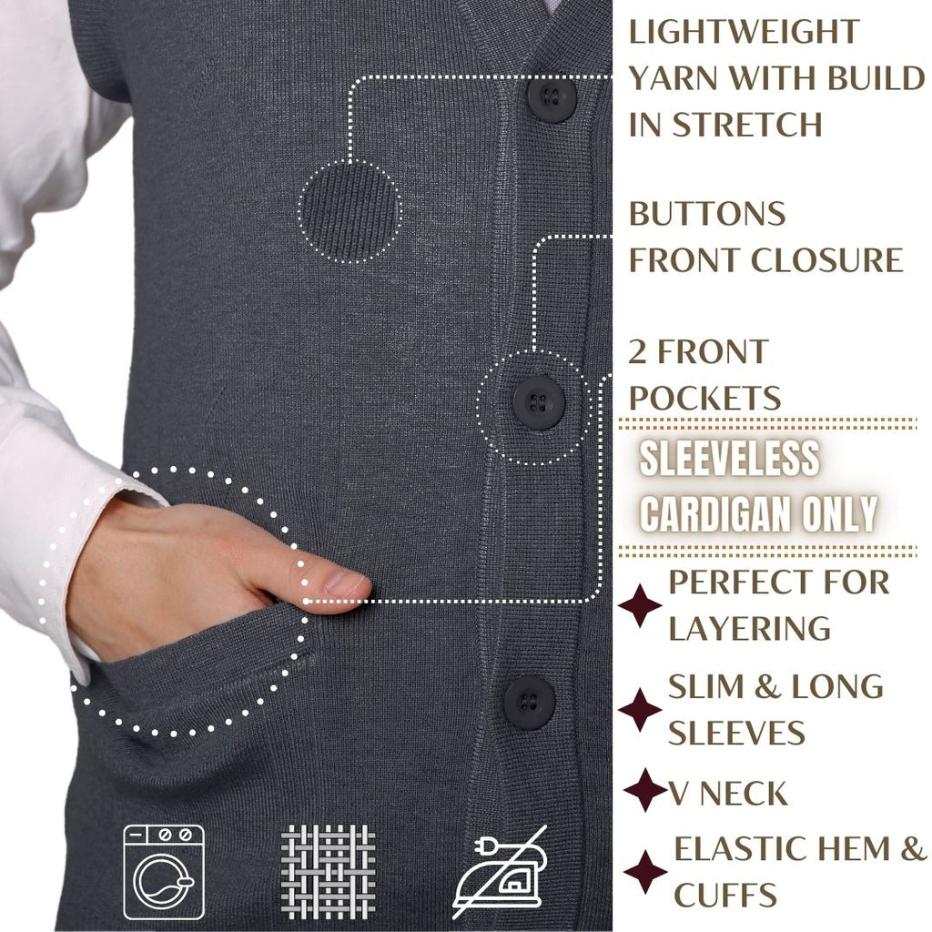 Sleeveless Cardigan 905