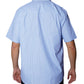 Navy Blue, Black and White Short Sleeve Regular Fit Shirt (2280)