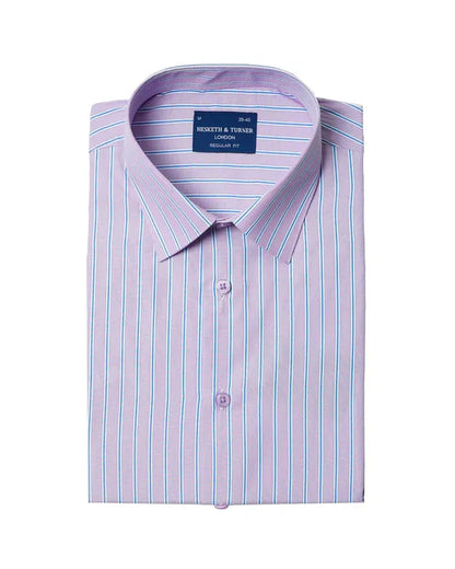 Striped Half Sleeves Shirt 2280