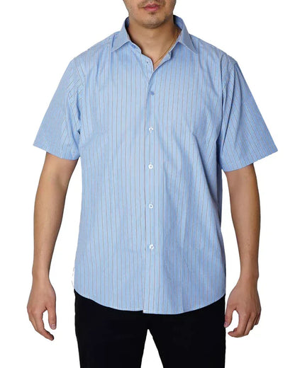 Striped Half Sleeves Shirt 2280
