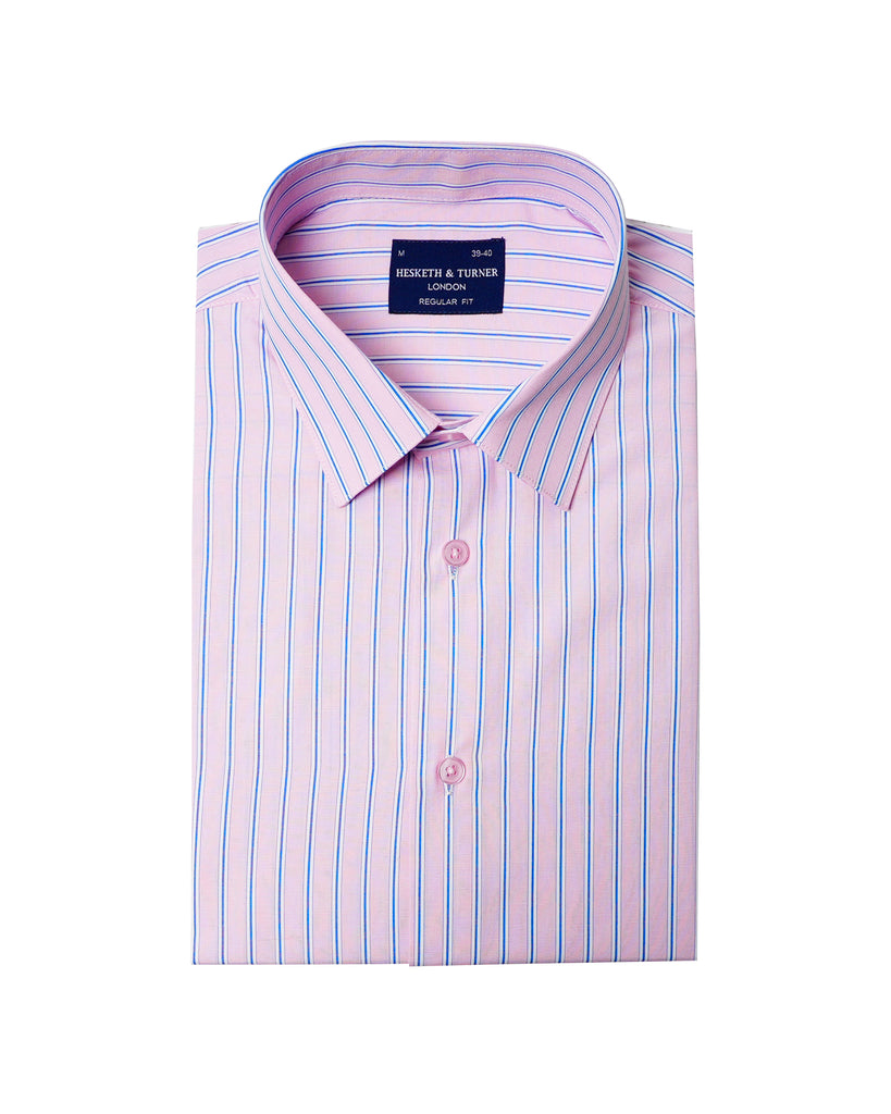 Short Sleeve Regular Fit Striped Shirt (2280)