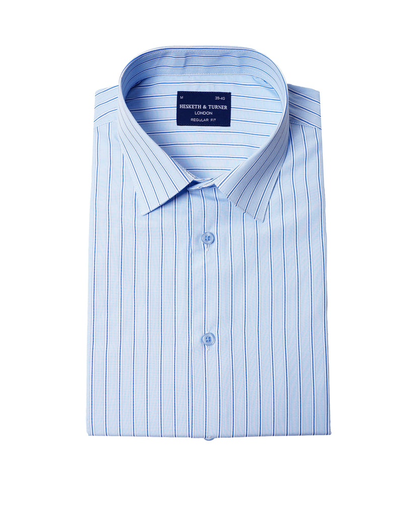 Short Sleeve Regular Fit Striped Shirt (2280)