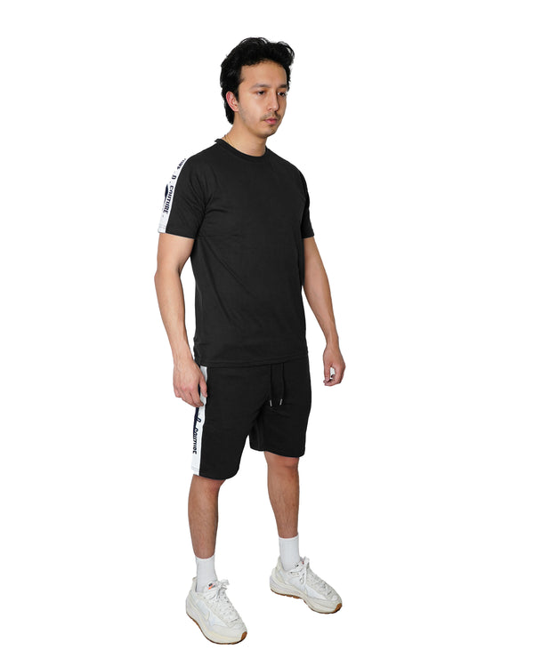 Short Set with Jersey Crew Neck Jumper and Fleece Shorts (2058)