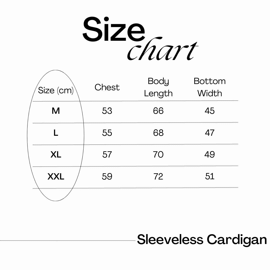 Sleeveless Cardigan 905