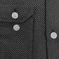 Black with White Polka Dot Regular Fit Shirt