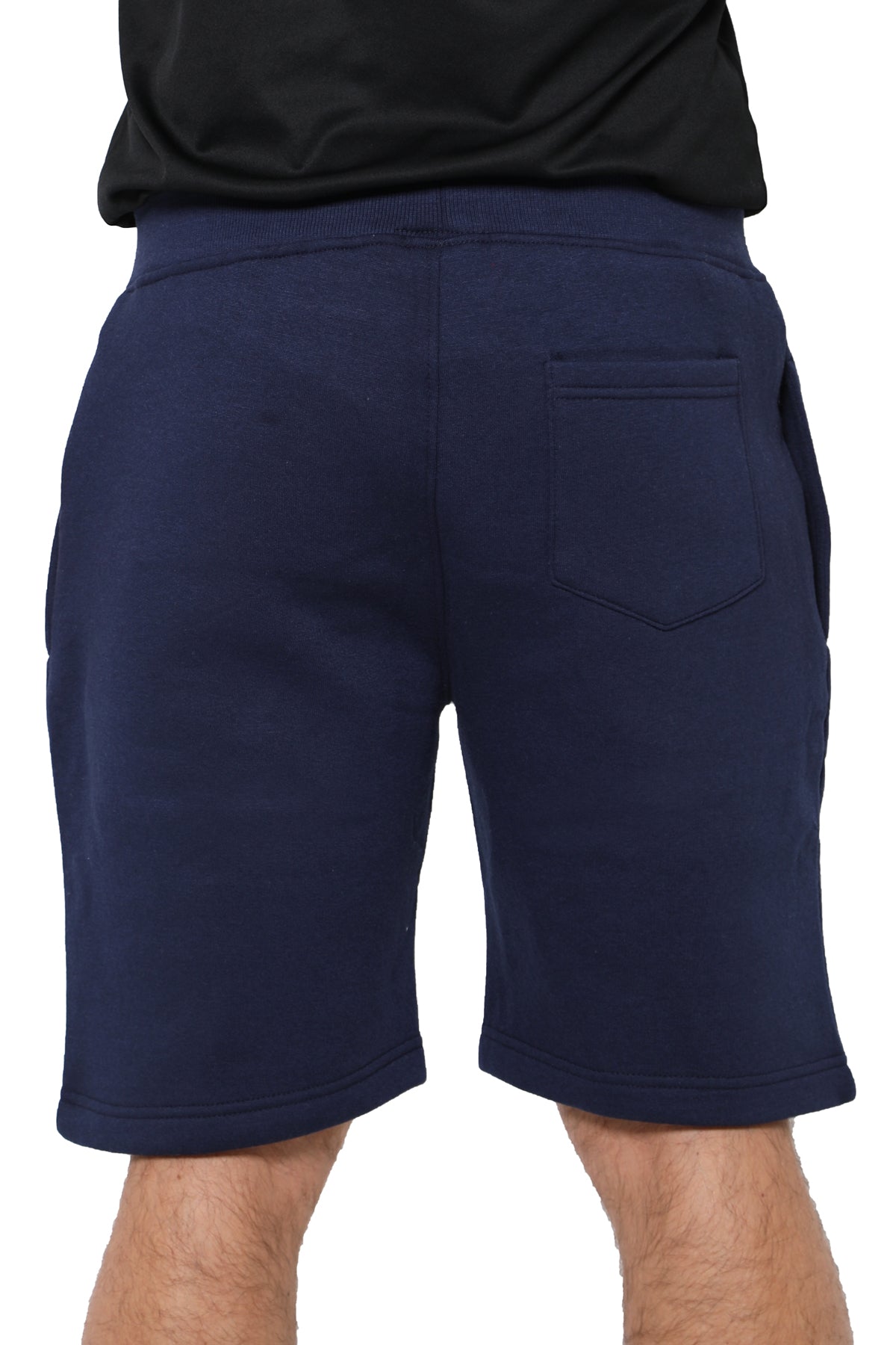Navy Fleece Shorts
