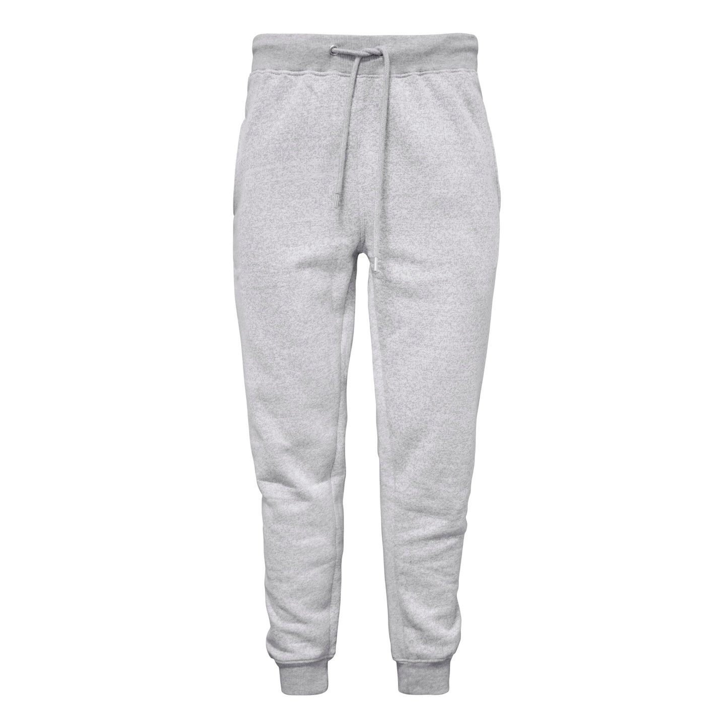 Light Grey Dotted Print Joggers - Slim Fit