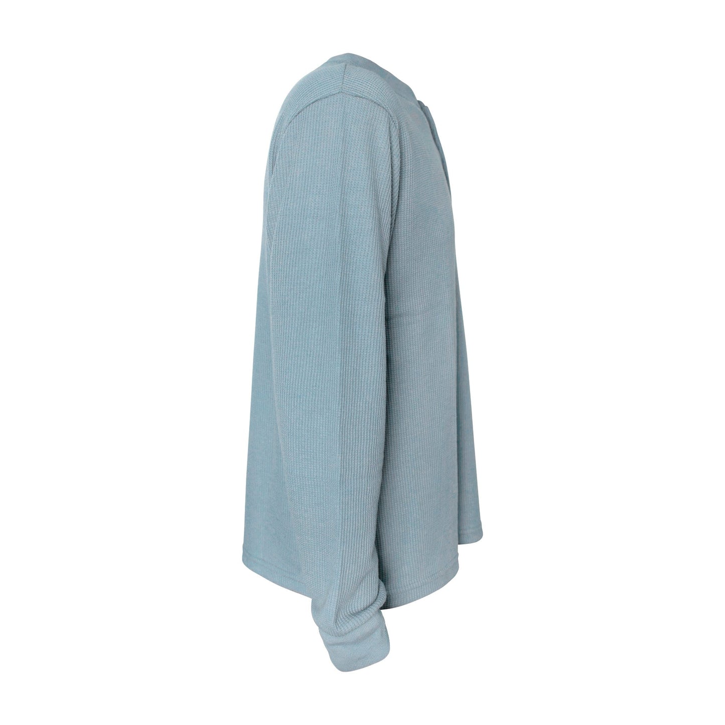 Henley Long Sleeve Top - Airforce Blue